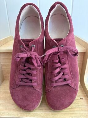 Birkenstock Bend Low Suede Lace-Up Sneakers